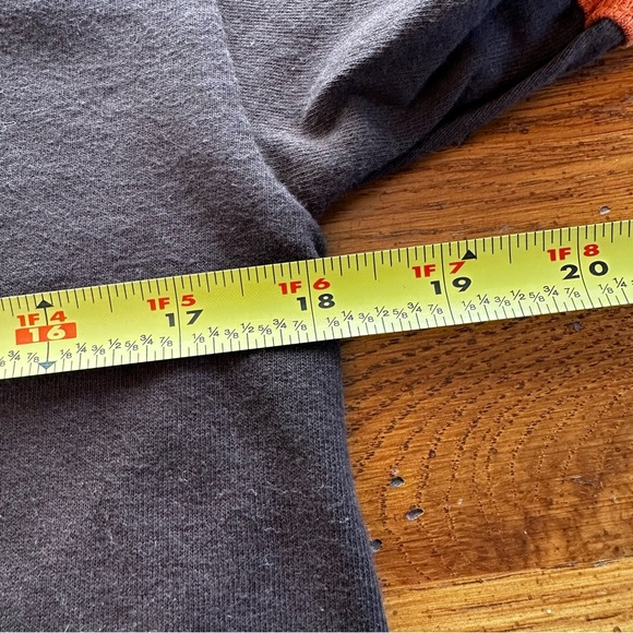 Disney Mickey Mouse Ringer T-Shirt Size Medium Brown/Orange - Picture 3 of 6